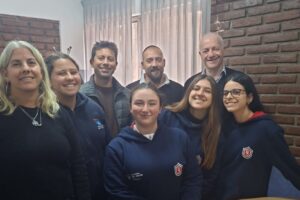 El centro de estudiantes se reunió con las autoridades comunitarias. (CUI).
