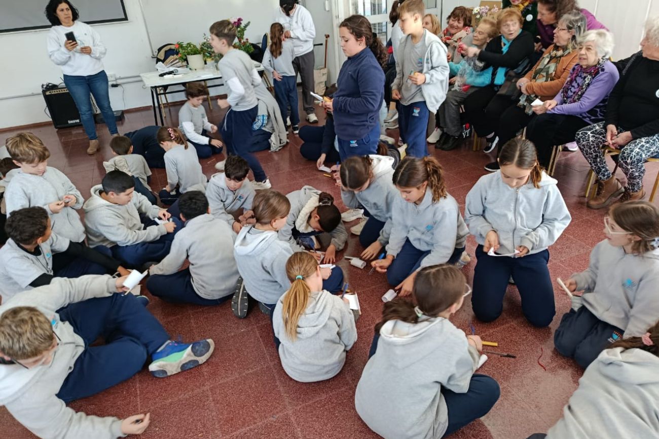 5to grado compartió una jornada con el grupo Golda. (CUI).