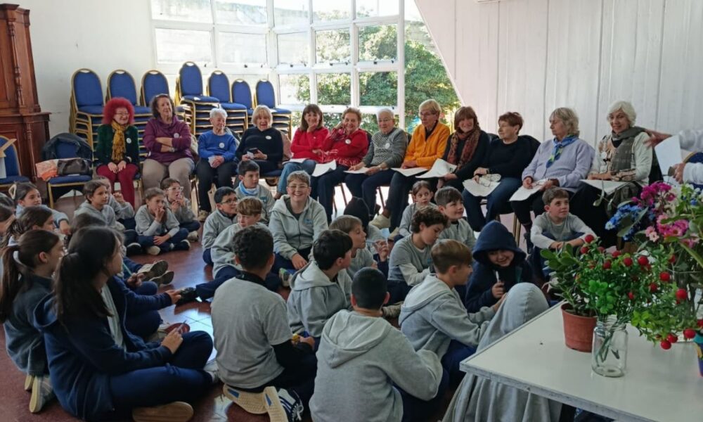 5to grado compartió una jornada con el grupo Golda. (CUI).