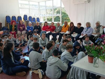 5to grado compartió una jornada con el grupo Golda. (CUI).