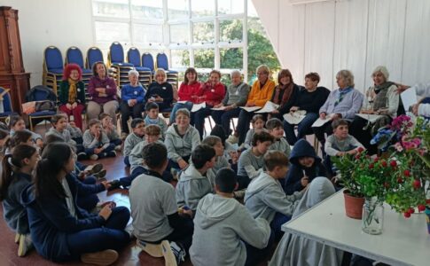 5to grado compartió una jornada con el grupo Golda. (CUI).