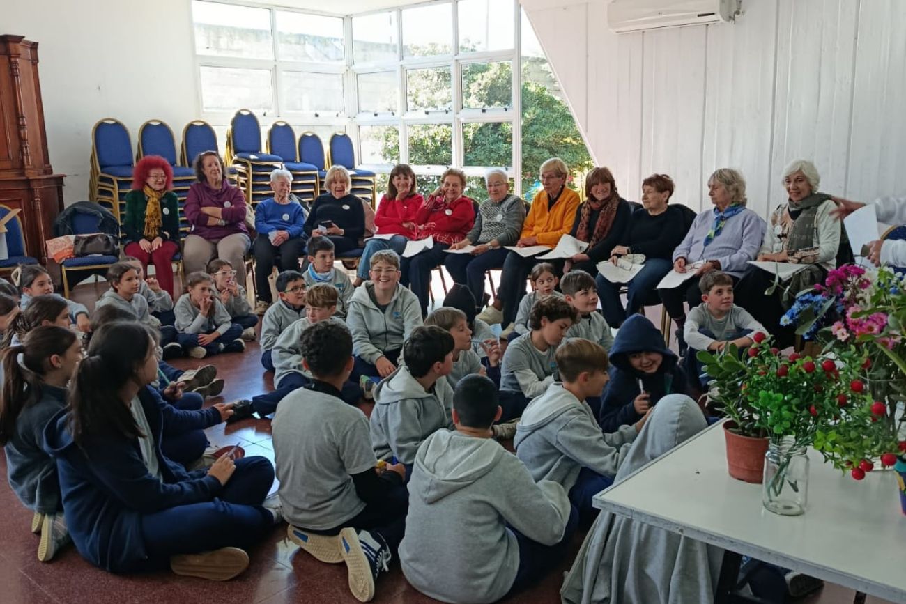 5to grado compartió una jornada con el grupo Golda. (CUI).