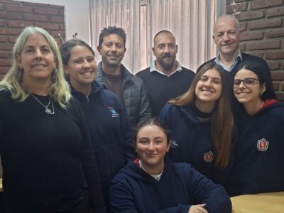 El centro de estudiantes se reunió con las autoridades comunitarias. (CUI).