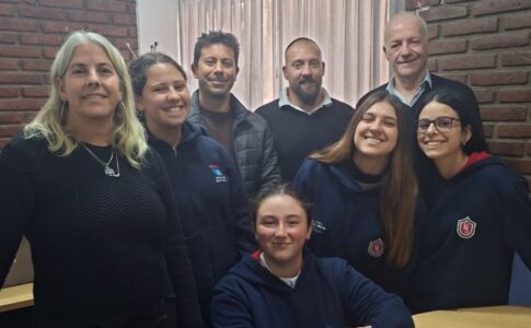 El centro de estudiantes se reunió con las autoridades comunitarias. (CUI).