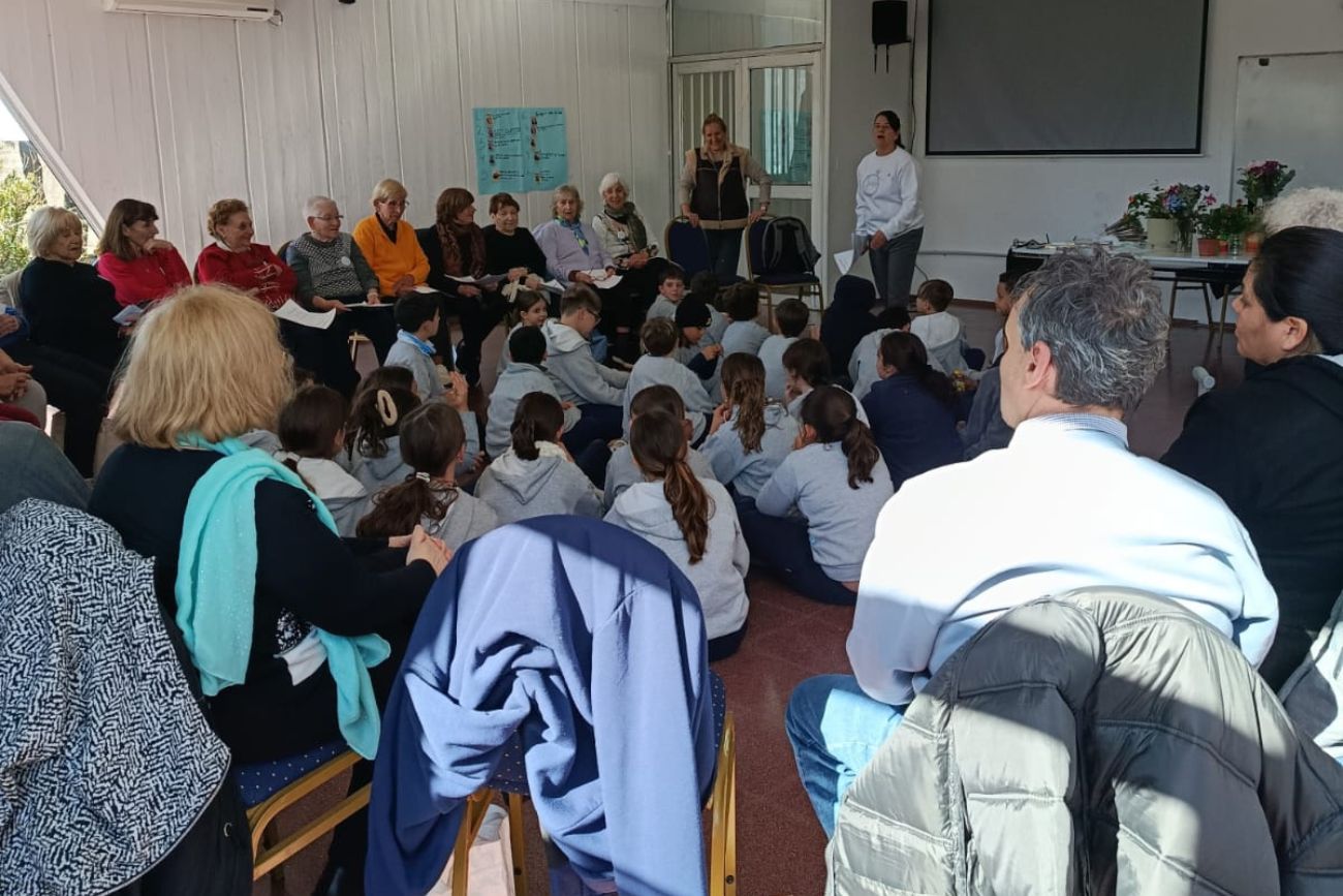 5to grado compartió una jornada con el grupo Golda. (CUI).