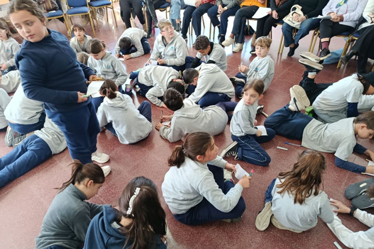 5to grado compartió una jornada con el grupo Golda. (CUI).