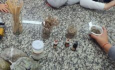 Los estudiantes crearon sahumerios. (CUI).