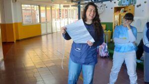 Aprendizajes sobre la bandera en el Gan. (CUI).