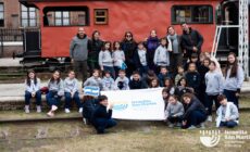 Embanderados con 4°: los estudiantes prometieron lealtad a la bandera Argentina en Rosario. (Marco Koifman - CUI).