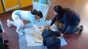 Aprendizajes sobre la bandera en el Gan. (CUI).