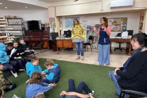 Con el poder de la palabra, el Gan recorrió la escuela. (CUI).