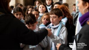 Embanderados con 4°: los estudiantes prometieron lealtad a la bandera Argentina en Rosario. (Marco Koifman - CUI).