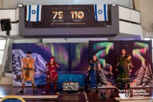 Obra de teatro Vikings en el Colegio Israelita. (Marco Koifman - CUI).