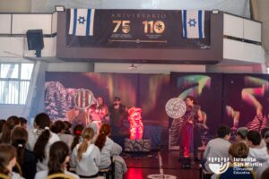 Obra de teatro Vikings en el Colegio Israelita. (Marco Koifman - CUI).