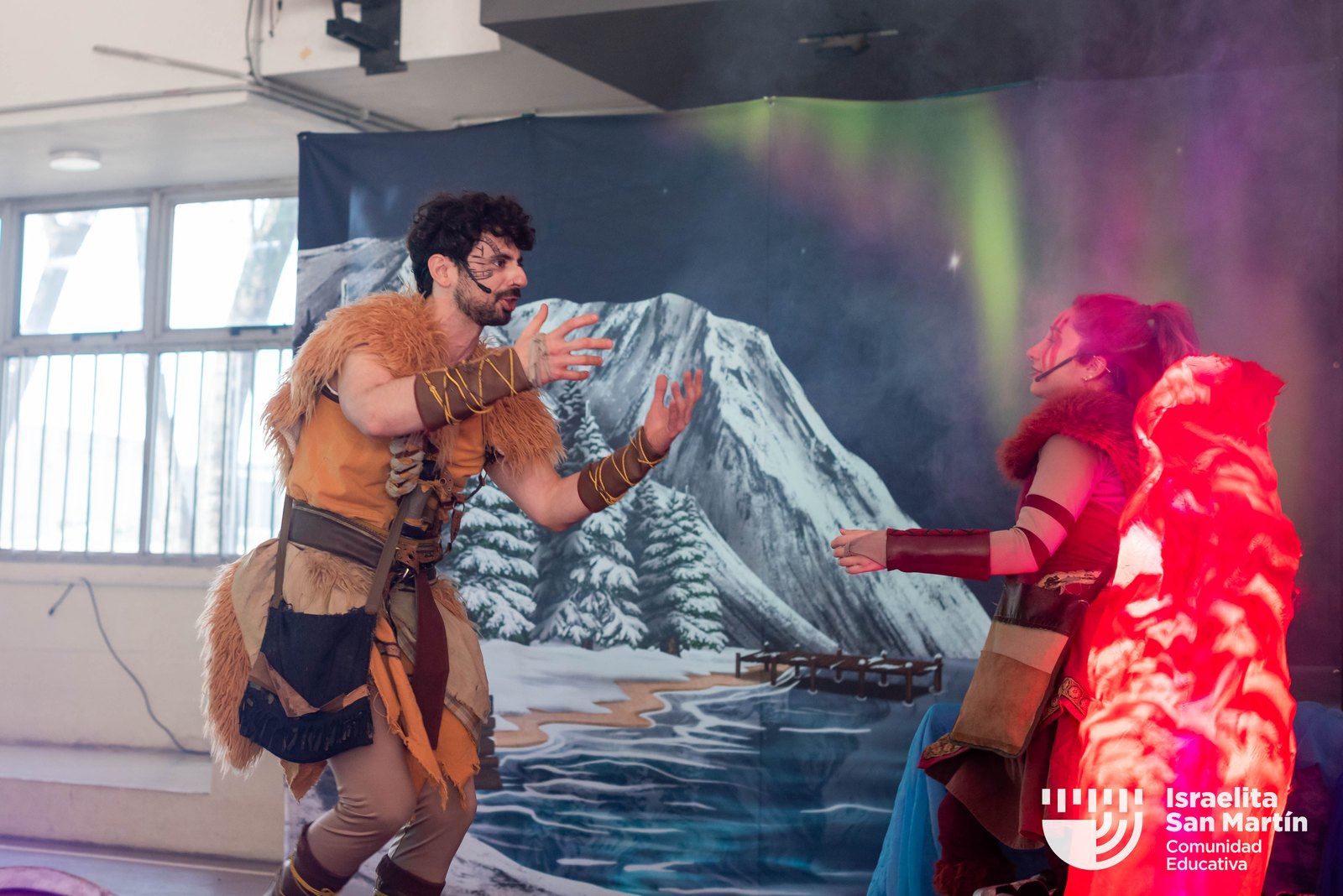 Obra de teatro Vikings en el Colegio Israelita. (Marco Koifman - CUI).