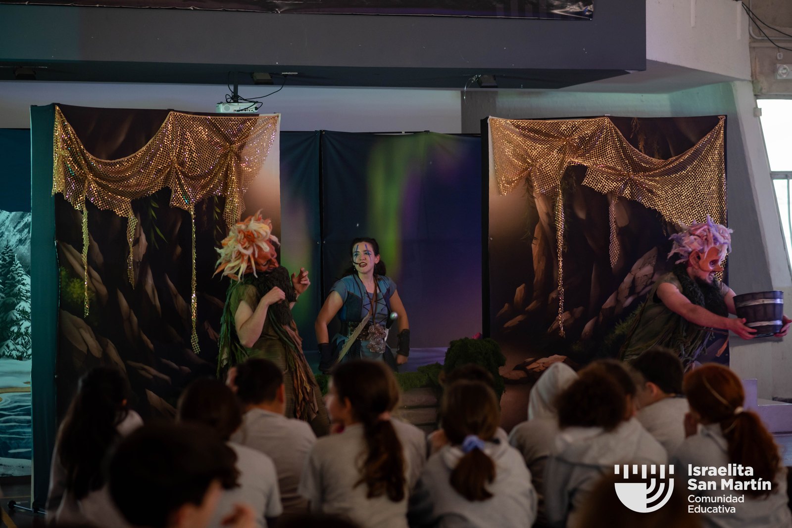 Obra de teatro Vikings en el Colegio Israelita. (Marco Koifman - CUI).
