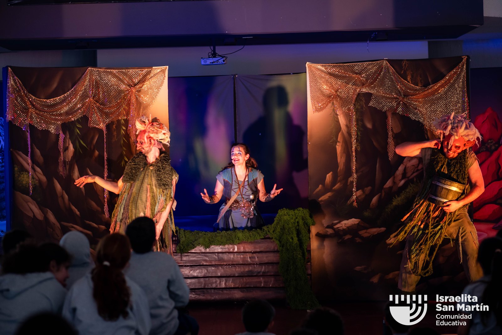 Obra de teatro Vikings en el Colegio Israelita. (Marco Koifman - CUI).