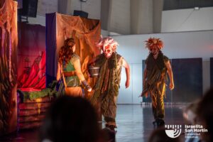 Obra de teatro Vikings en el Colegio Israelita. (Marco Koifman - CUI).