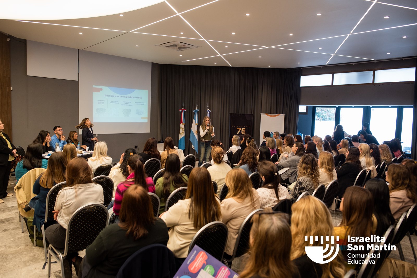 El Cole fue sede del taller provincial sobre intervención ante situaciones complejas en escuelas. (Marco Koifman -CUI).